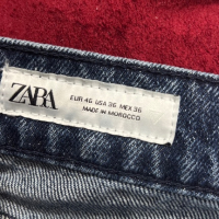 Zara син широк панталон, снимка 3 - Панталони - 44695399