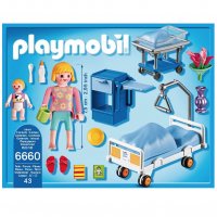 Playmobil - 6660 Болнична стая с майка и дете 6660, снимка 2 - Конструктори - 35978336