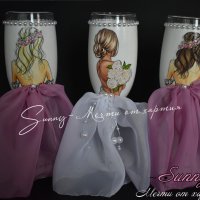 Моминско парти чаши , снимка 2 - Сватбени аксесоари - 25677435