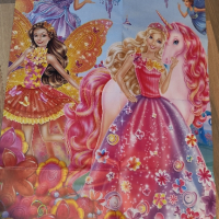 Двулицев плакат- Русалка или Принцеси, феи с еднорог, снимка 2 - Други - 44825870
