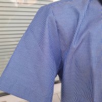 Продавам мъжка памучна лятна риза с къси ракави във два цвята, снимка 7 - Ризи - 41170099