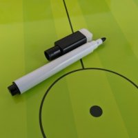 Треньорска магнитна дъска за футбол с размери 60х40 см. , снимка 4 - Футбол - 42188696