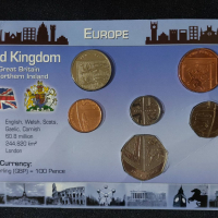 Комплектен сет - Великобритания 2008 , 6 монети , снимка 1 - Нумизматика и бонистика - 44536194