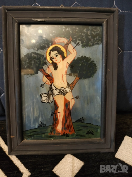 Картина найвизъм върху стъкло , снимка 1