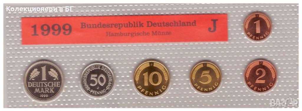 МАТИРАН СЕТ ФЕДЕРАЛНА РЕПУБЛИКА ГЕРМАНИЯ 1999 /J/, снимка 1