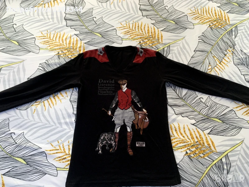 Тънка блуза с дълъг ръкав David Gerenzo, снимка 1