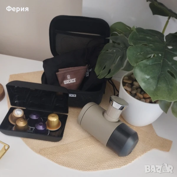 Преносима кафемашина + аксесоари – Wacaco® Minipresso NS2

, снимка 1