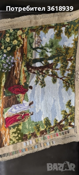 гоблен Исус със ученици 69/49.5, снимка 1