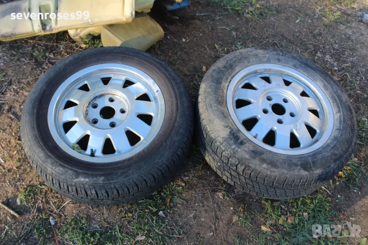 Алуминиеви джанти 5X112/15 audi vw seat 2броя 6JET45 цена за брой 1 летна гума 195/65/15, снимка 1