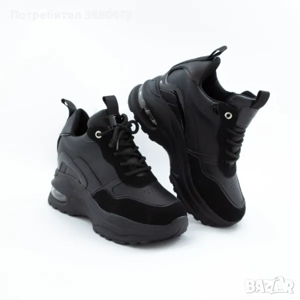 черни дамски маратонки, снимка 1
