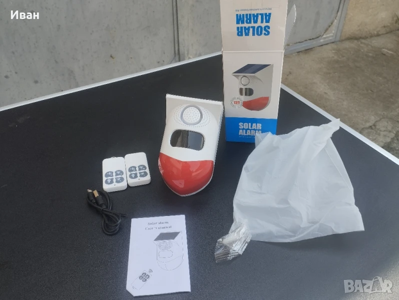 Външна соларна аларма , снимка 1