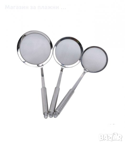 ЦЕДКА С ФИНА МРЕЖА, НЕРЪЖДАЕМА СТОМАНА - код  2999, снимка 1