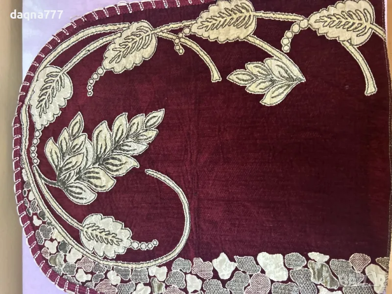 Бродирано покривало за фотьойл/ стол, снимка 1