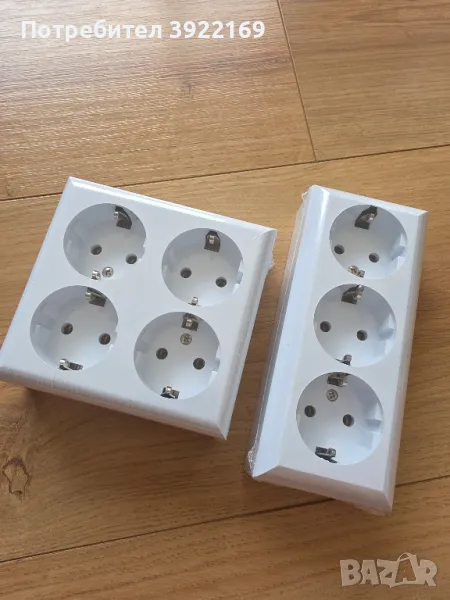 Разклонители 4 и 3 гнезда, снимка 1