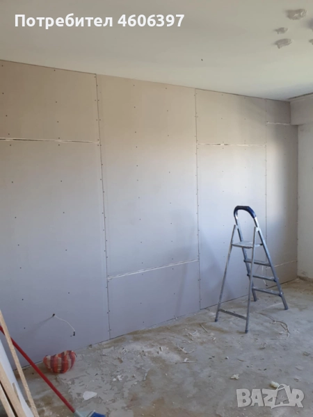 Монтаж на гипсокартон,шпакловка,боядисване с латекс и др., снимка 1