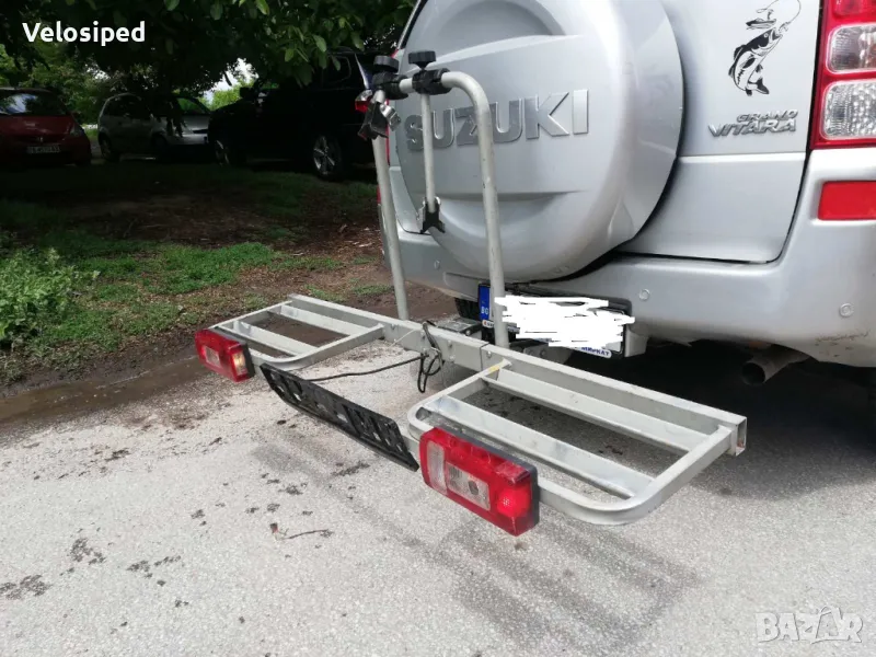 Багажник за 2бр. велосипеди, за теглич., снимка 1