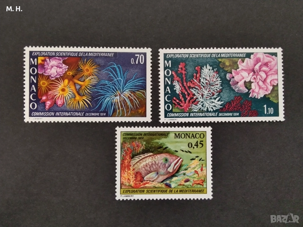 Пощенски марки Монако 1974, снимка 1