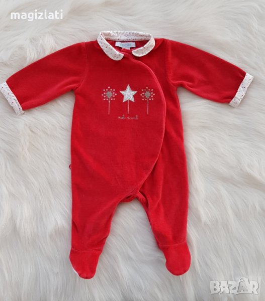 Коледен ромпър 0-3 месеца, снимка 1