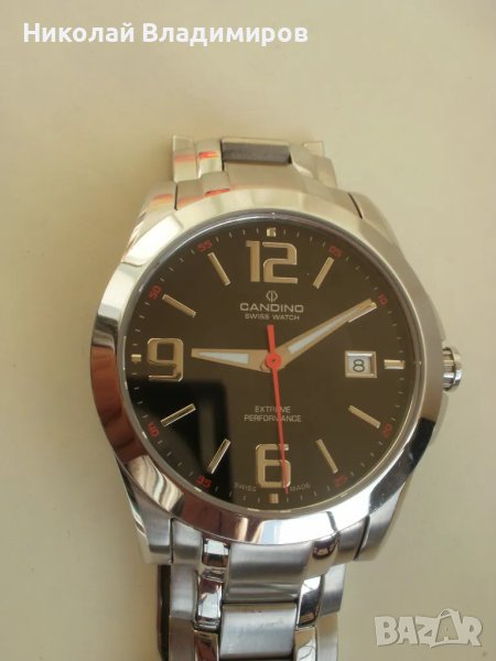 Candino голям швейцарски оригинален мъжки часовник кварцов, снимка 1