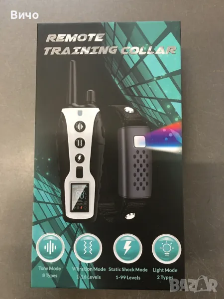Електронен нашийник-Телетакт RS3 с 4 функции, снимка 1