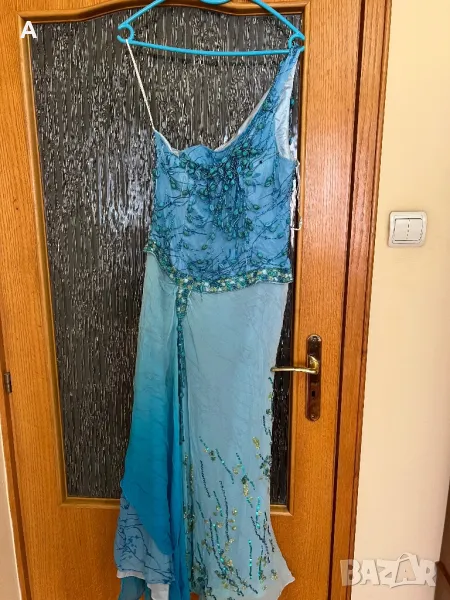 Бутикова рокля естествена коприна, снимка 1