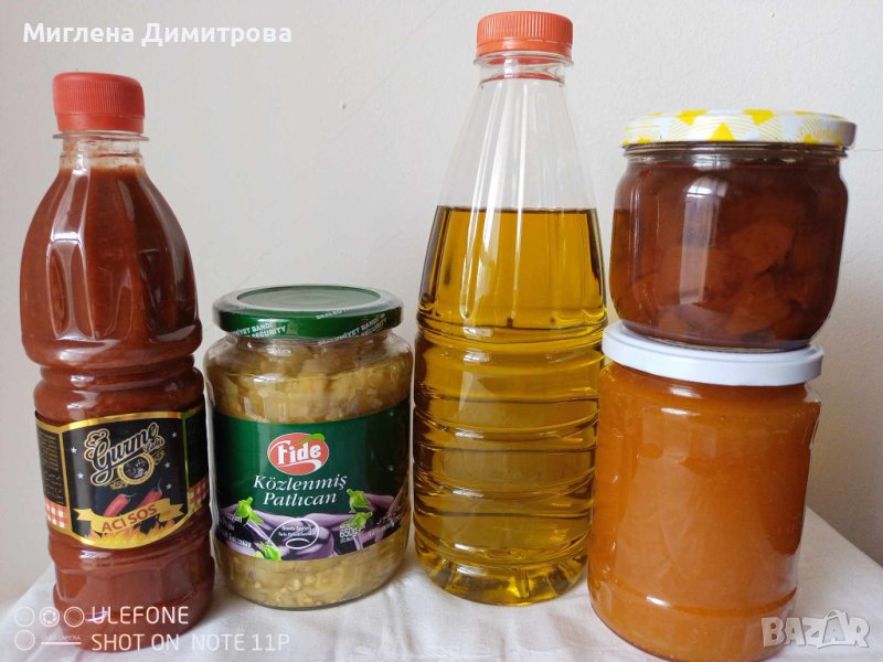 ПРОМО ПАКЕТ: лют доматен сос, печен патладжан, зехтин,сладко,мед, снимка 1