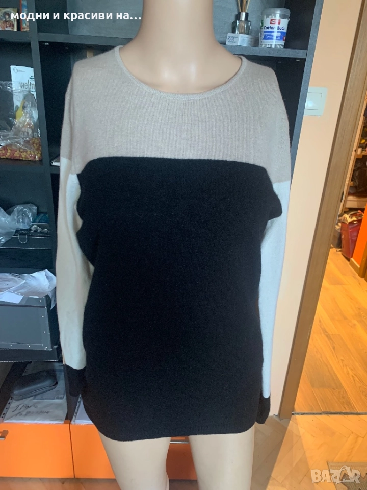 Дамски кашмирен пуловер Villao, размер М/L, снимка 1