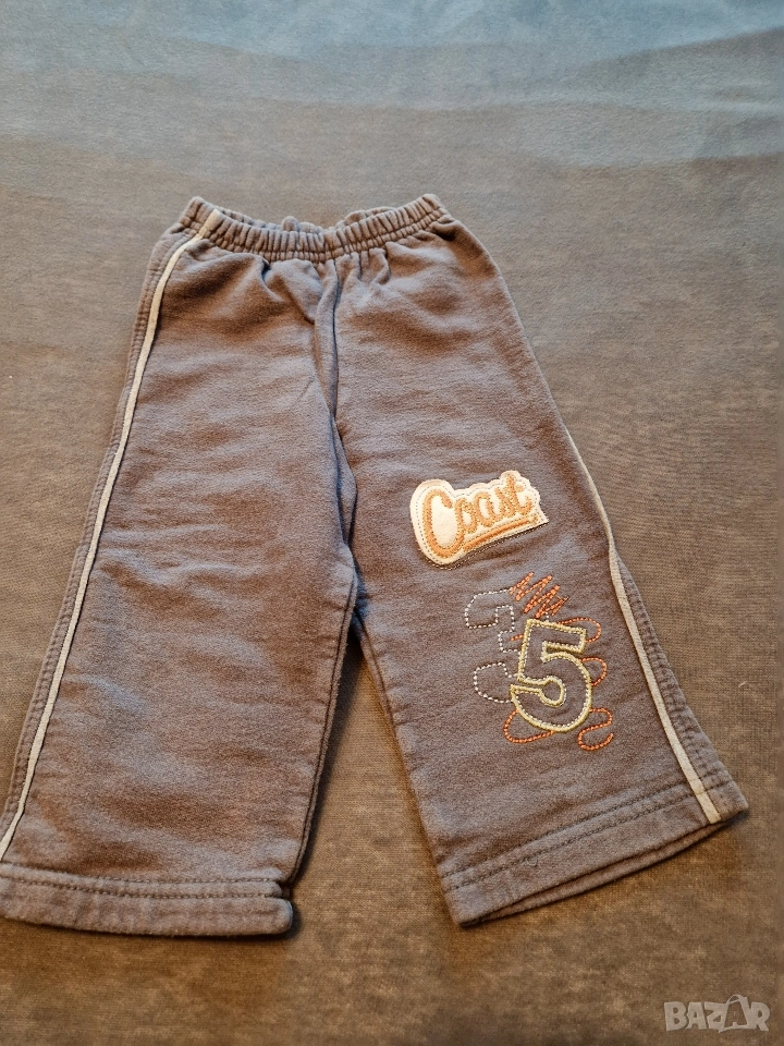 6-9м 74см Панталон тип долница, памук, кафяв, без следи от употреба , снимка 1
