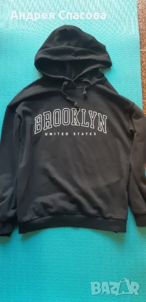 суичър(худи) горнище с надпис, снимка 1