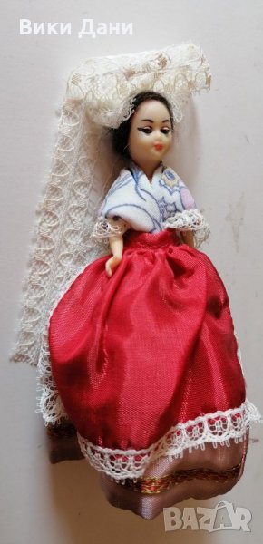 ретро кукла с мигащи очи Франция, снимка 1