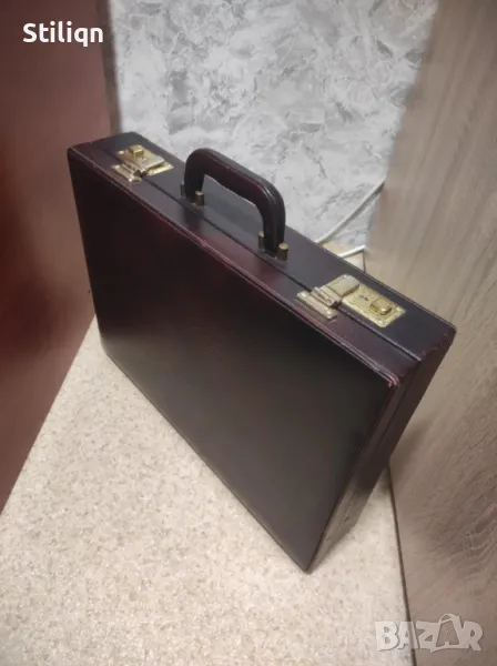 Кожен бизнес куфар, снимка 1