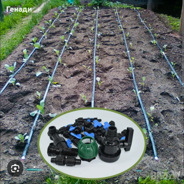 Изграждане на капково напояване - поливни системи в парници градини и дворове за Шумен Търговище , снимка 1