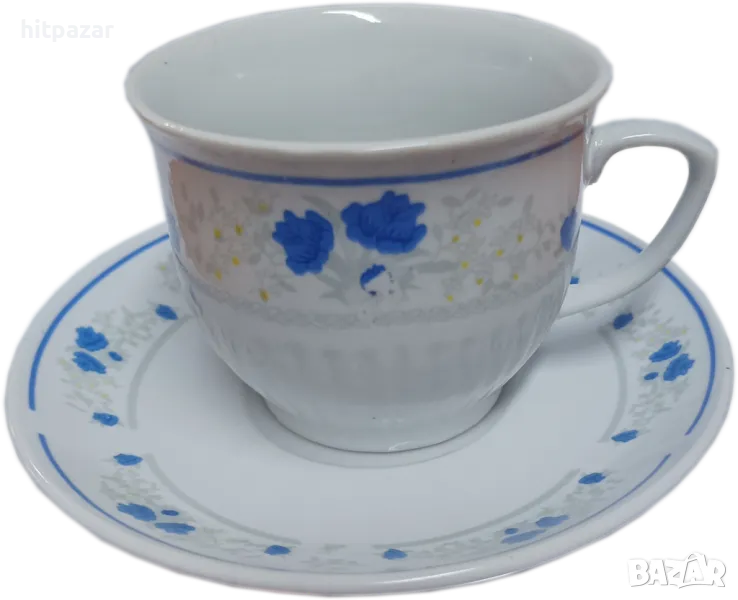 Порцеланов сервиз за чай в синьо, снимка 1