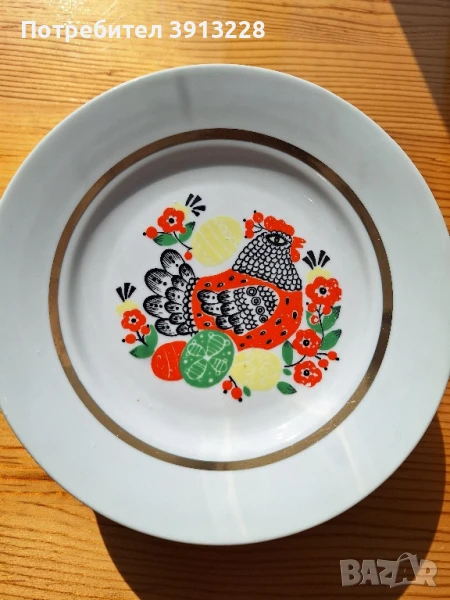 Чинии с великденски мотив 6 бр., снимка 1