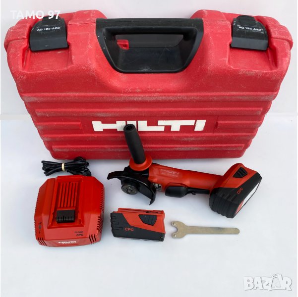 Hilti AG125-A22 - Акумулаторен безчетков ъглошлайф, снимка 1