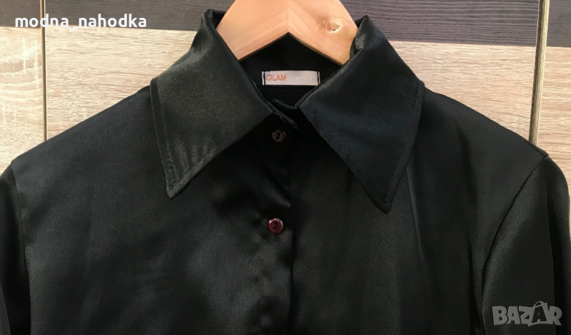 Черна риза GLAM THERAPY, снимка 1