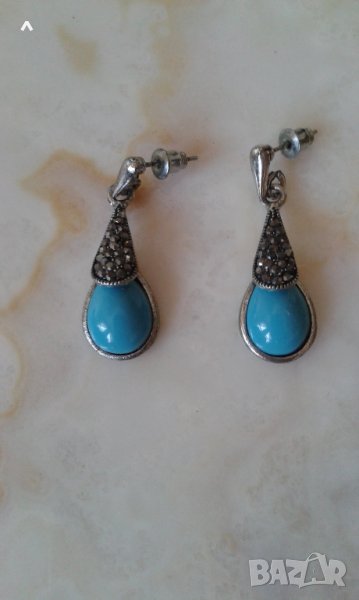 Обици с марказити, снимка 1