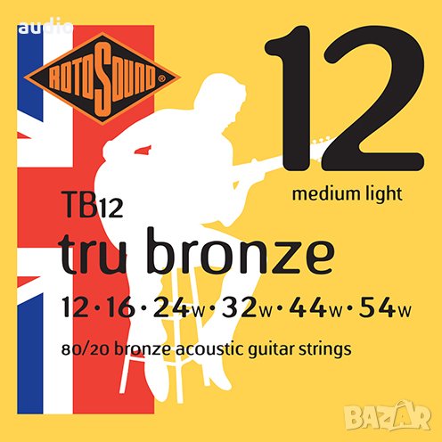 Струни за акустична китара RotoSound TB12, снимка 1