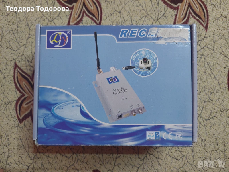 Компактна и дискретна безжична камера за охрана и дневно/нощно видео наблюдение със звук 208C KIT, снимка 1