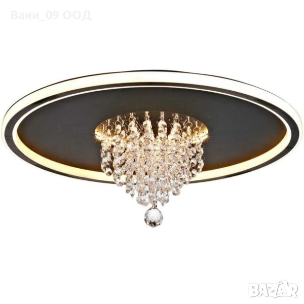 Стилна плафониера "Кристали", снимка 1