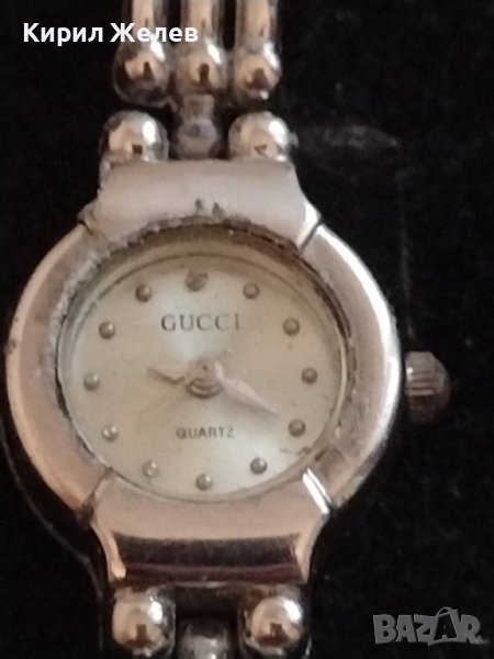 ДАМСКИ ЧАСОВНИК GUCCI QUARTZ JAPAN МНОГО КРАСИВ СТИЛЕН ДИЗАЙН 33897, снимка 1
