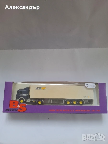 Камионче 334HO /22 - B&S Models H0 - MB 1950 - мащаб 1:87, снимка 1