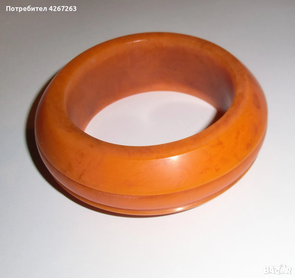 Бакелитена гривна винтидж, снимка 1