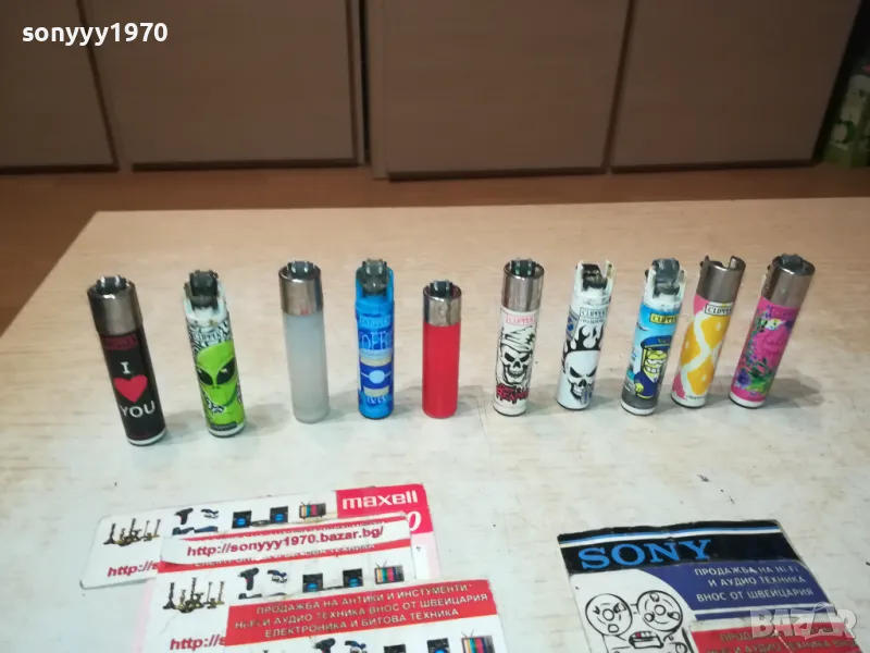 CLIPPER-ЛОТ 6-ЗАПАЛКИ ЗА КОЛЕКЦИЯ 10БР ЗА 65ЛВ 2512241710, снимка 1