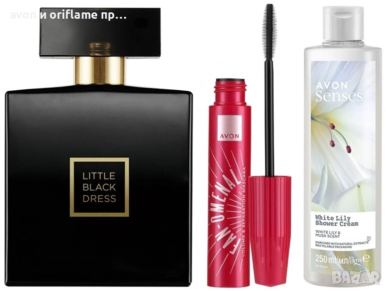 AVON - комплект Little Black Dress+спирала+душ гел, снимка 1