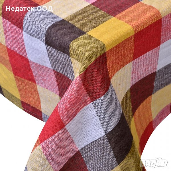 Покривка за маса Каре, 180х140см, Многоцветна, снимка 1