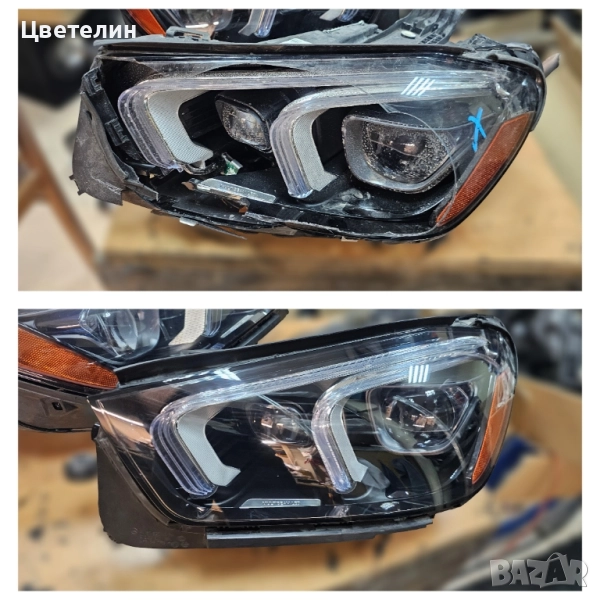 Ремонт на фарове Mercedes GLE W167 remont na far farove мерцедес гле, снимка 1