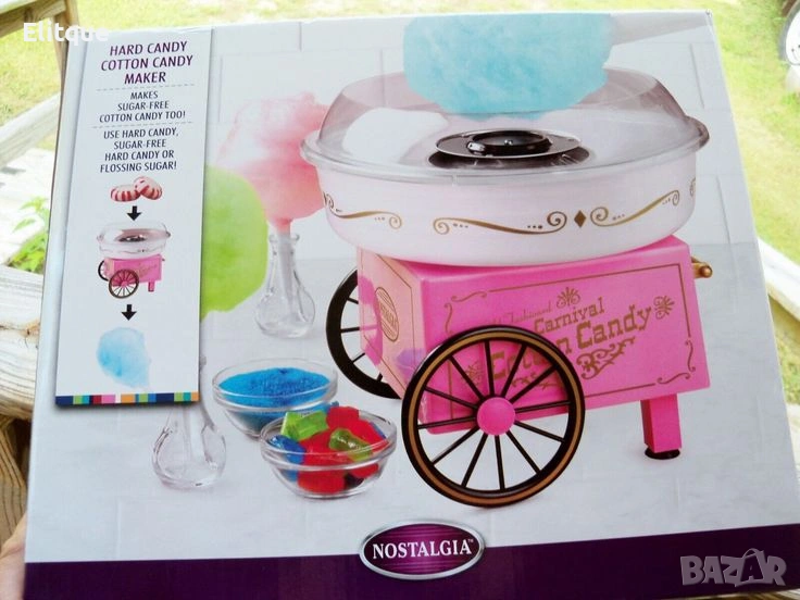 Оригинален коледен подарък – Ретро домашна машина за захарен памук 🍭🎄, снимка 1