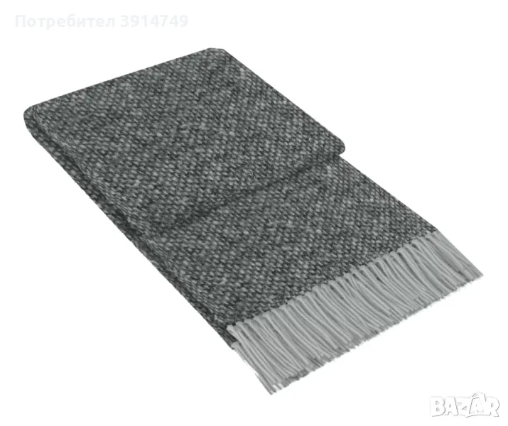 Одеяло, 140х200 см, 20% вълна, 40% полиестер, 40% акрил, меко и много плътно, 285гр/кв.м., *НОВО*, снимка 1