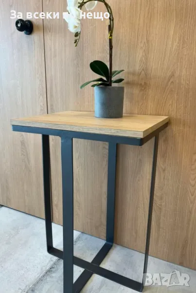 Ръчно изработена Помощна маса изработена от естествени материали, снимка 1